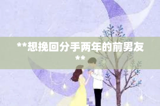 **想挽回分手两年的前男友**