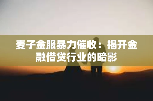 麦子金服暴力催收：揭开金融借贷行业的暗影