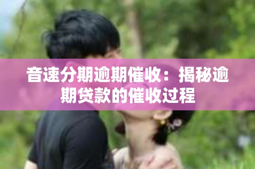 音速分期逾期催收：揭秘逾期贷款的催收过程