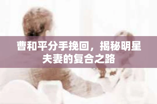 曹和平分手挽回，揭秘明星夫妻的复合之路