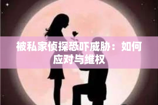 被私家侦探恐吓威胁：如何应对与维权