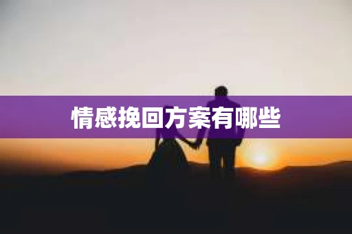 情感挽回方案有哪些
