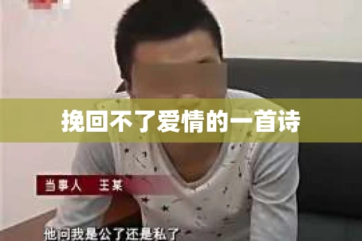 挽回不了爱情的一首诗