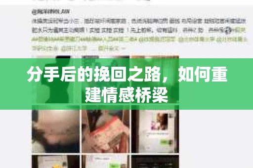 分手后的挽回之路，如何重建情感桥梁